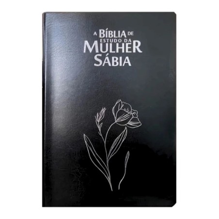 Bíblia de Estudo da Mulher Sábia | ARC | Harpa Avivada | Capa Magnólia Preto
